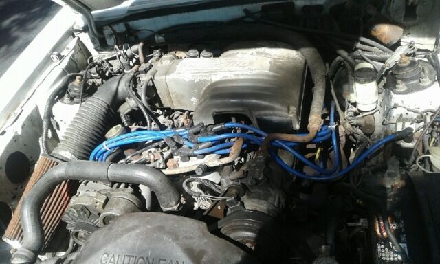 1988 White Ford Mustang Convertible