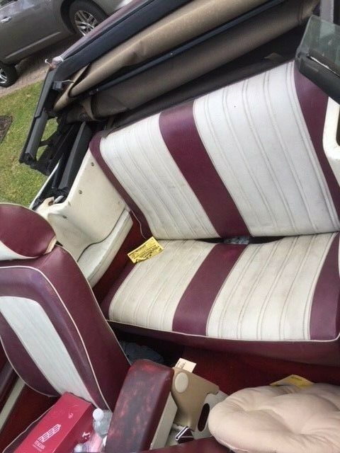 1988 White Ford Mustang Convertible