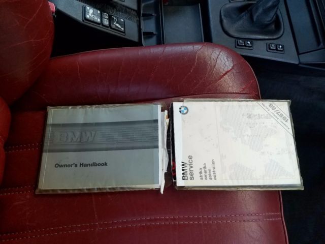 1988 White BMW 5-Series Sedan