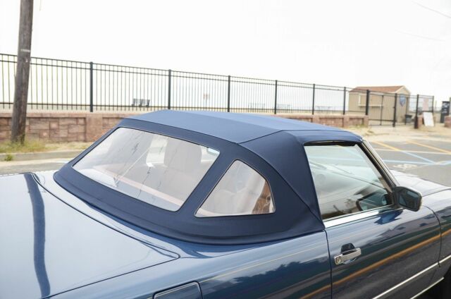 1988 Lapis Blue Mercedes-Benz SL-Class Convertible