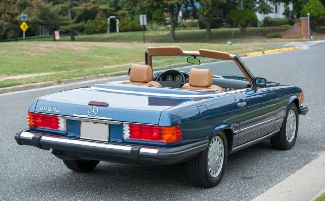 1988 Lapis Blue Mercedes-Benz SL-Class Convertible