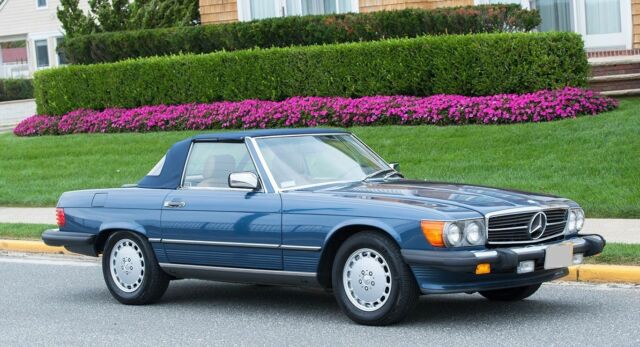 1988 Lapis Blue Mercedes-Benz SL-Class Convertible