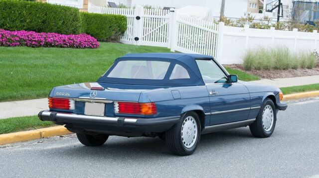 1988 Lapis Blue Mercedes-Benz SL-Class Convertible