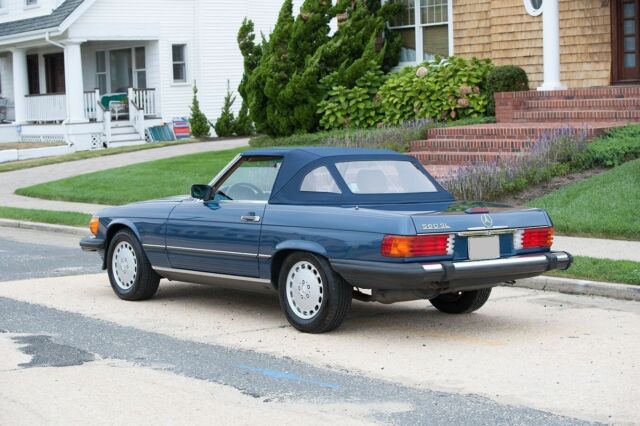 1988 Lapis Blue Mercedes-Benz SL-Class Convertible