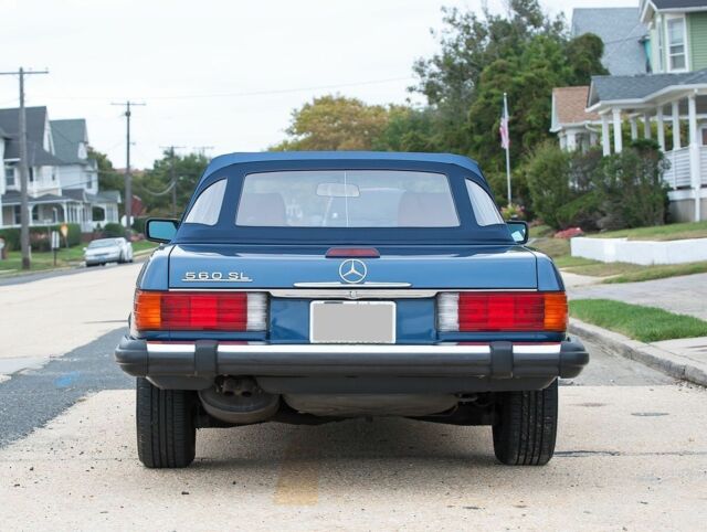 1988 Lapis Blue Mercedes-Benz SL-Class Convertible