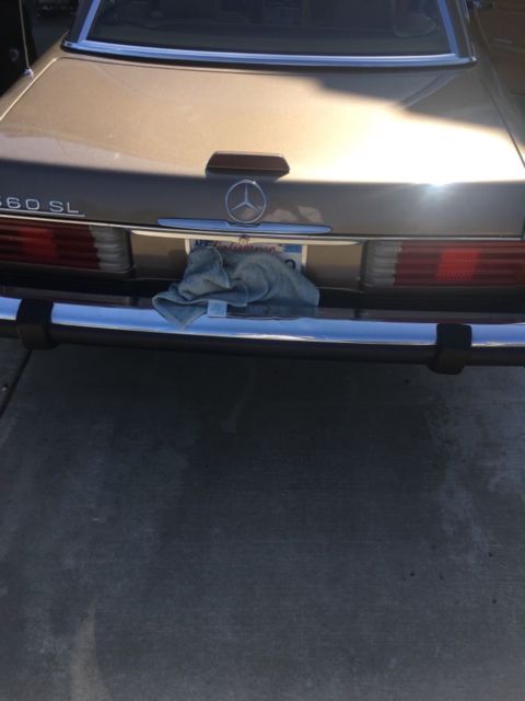 1988 Champagne Mercedes-Benz SL-Class Convertible