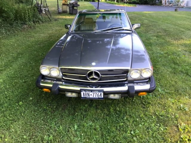 1988 Gray Mercedes-Benz SL-Class Convertible