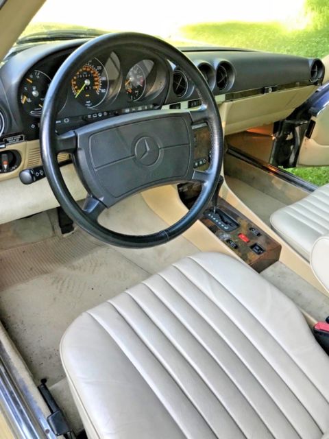 1988 Gray Mercedes-Benz SL-Class Convertible