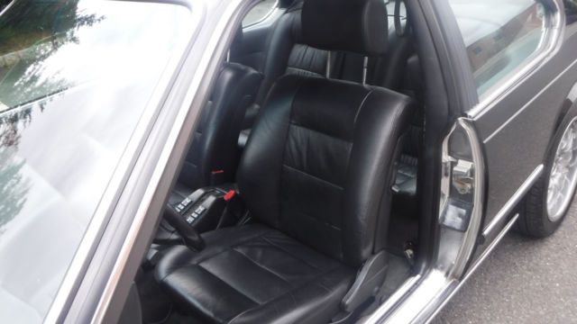 1988 Black BMW 6-Series Coupe