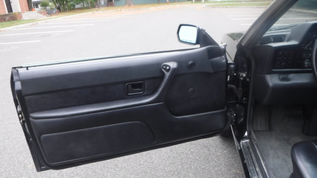 1988 Black BMW 6-Series Coupe