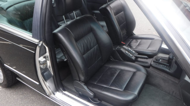 1988 Black BMW 6-Series Coupe