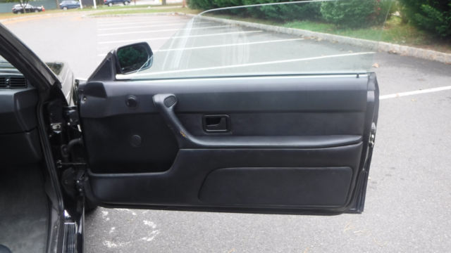 1988 Black BMW 6-Series Coupe