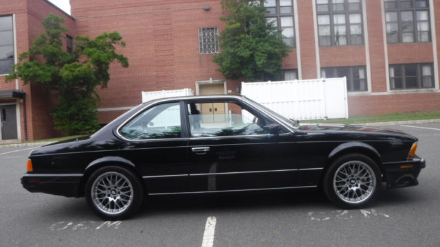1988 Black BMW 6-Series Coupe