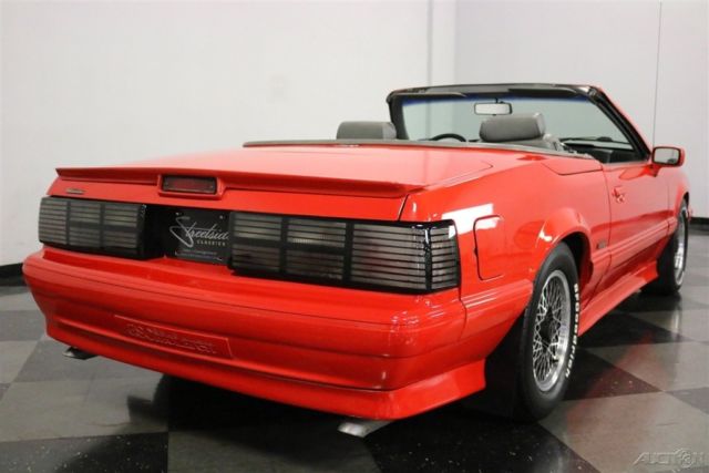 1988 Red Ford Mustang