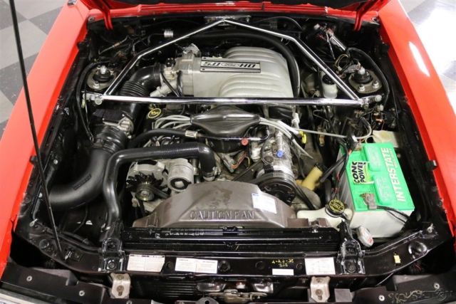 1988 Red Ford Mustang