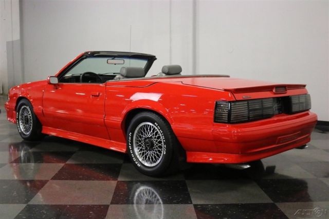 1988 Red Ford Mustang
