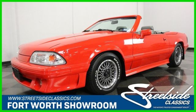 1988 Red Ford Mustang