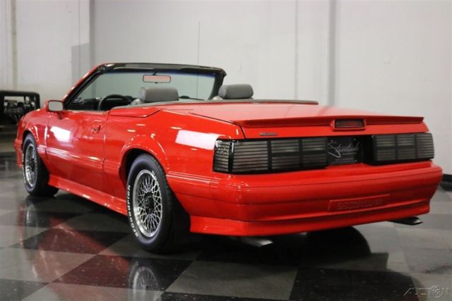 1988 Red Ford Mustang
