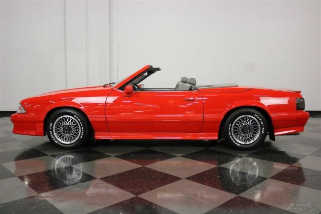 1988 Red Ford Mustang