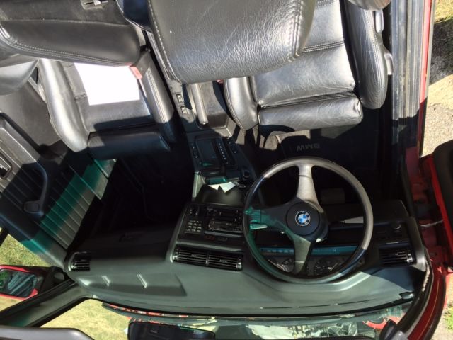 1988 Red BMW 3-Series Coupe