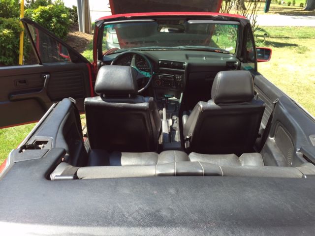 1988 Red BMW 3-Series Coupe