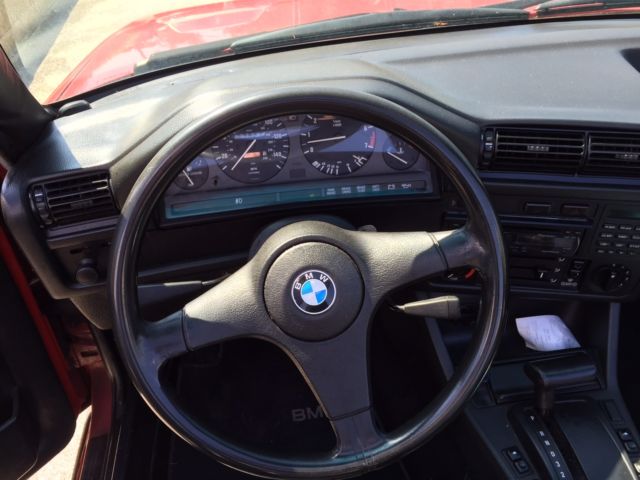 1988 Red BMW 3-Series Coupe