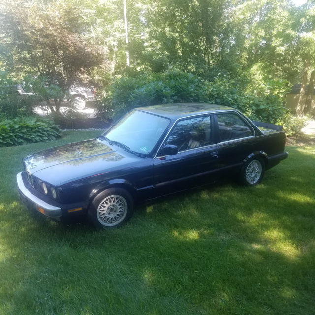 1988 Black BMW 3-Series Coupe
