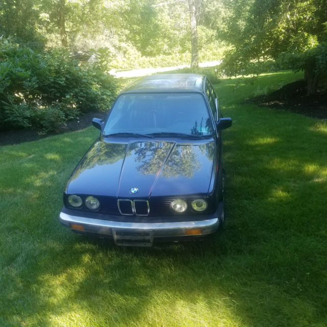 1988 Black BMW 3-Series Coupe