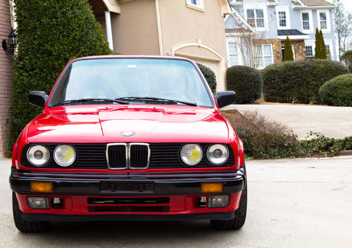 1988 zinnoberrot (RED BMW 3-Series Coupe