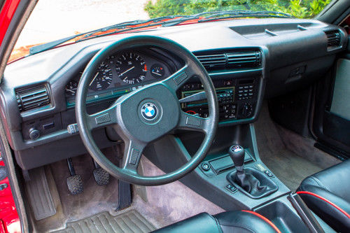1988 zinnoberrot (RED BMW 3-Series Coupe