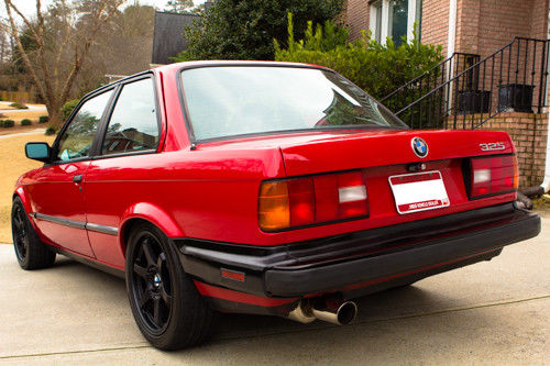 1988 zinnoberrot (RED BMW 3-Series Coupe