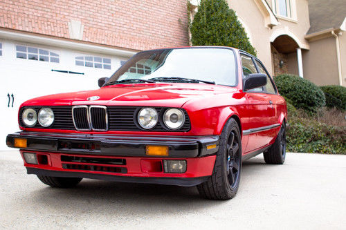 1988 zinnoberrot (RED BMW 3-Series Coupe