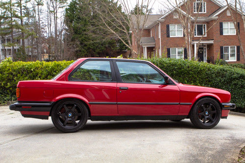 1988 zinnoberrot (RED BMW 3-Series Coupe