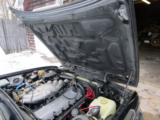 1988 Black BMW 3-Series Convertible