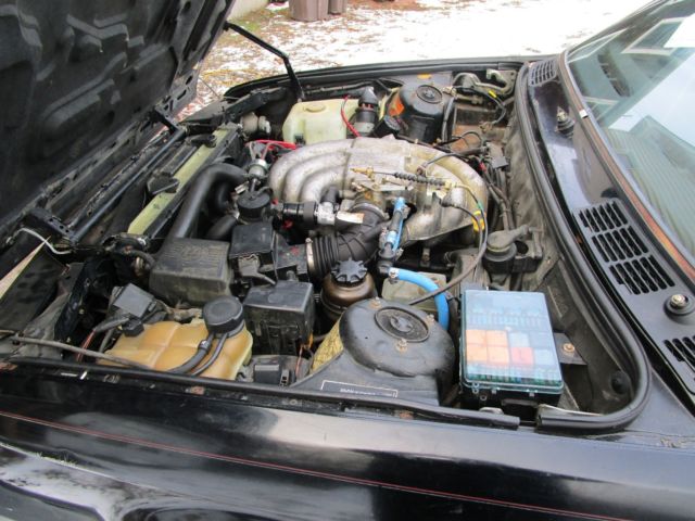 1988 Black BMW 3-Series Convertible