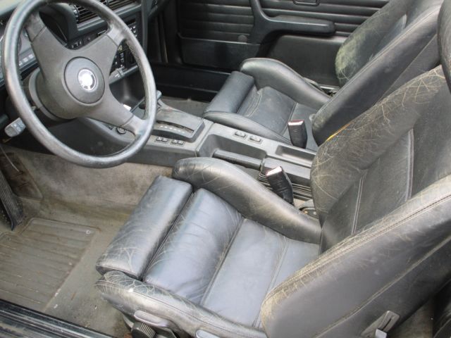 1988 Black BMW 3-Series Convertible