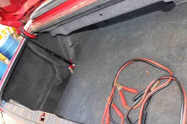 1988 Red BMW 3-Series Convertible