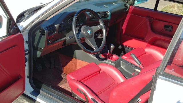 1988 White BMW 3-Series