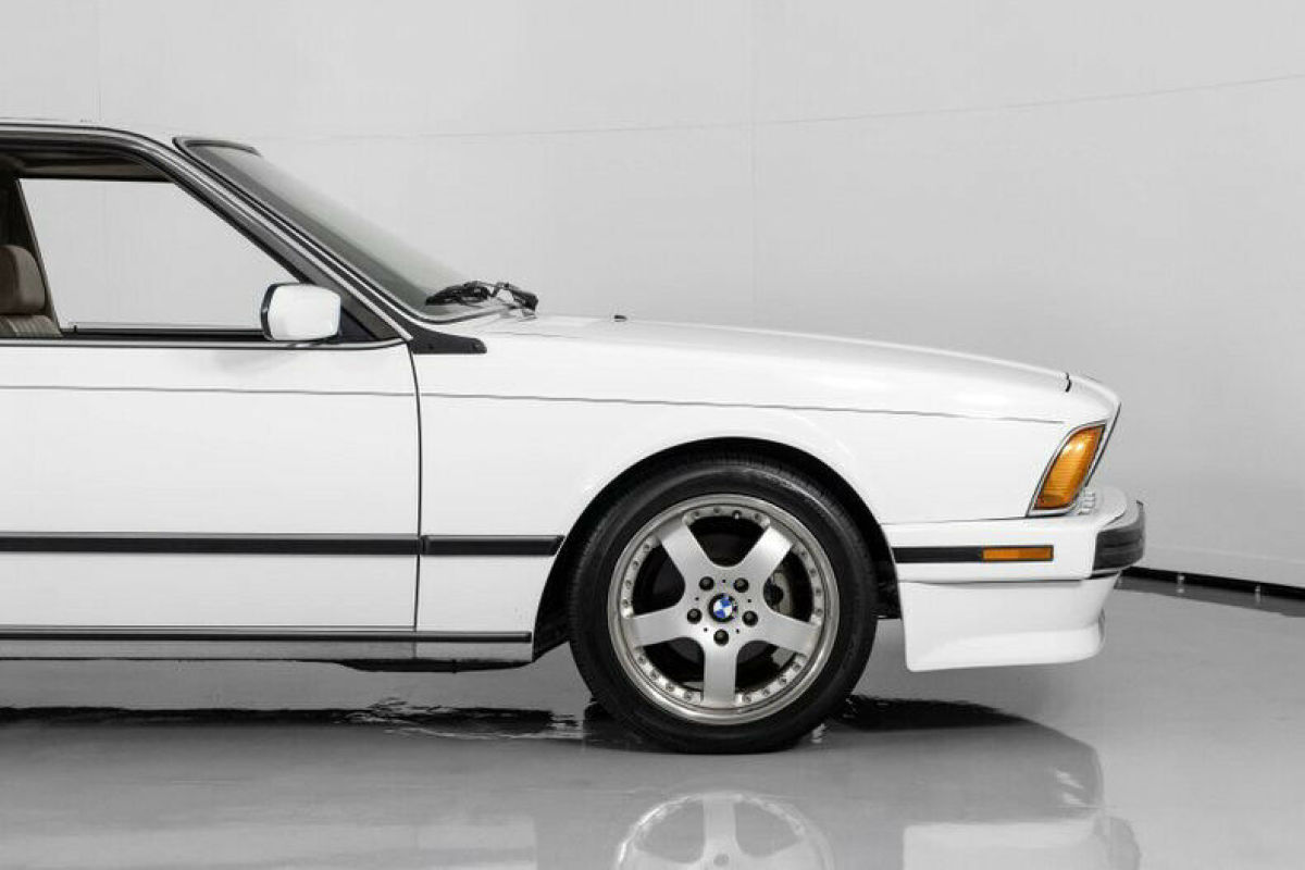 1988 White BMW 633 Coupe
