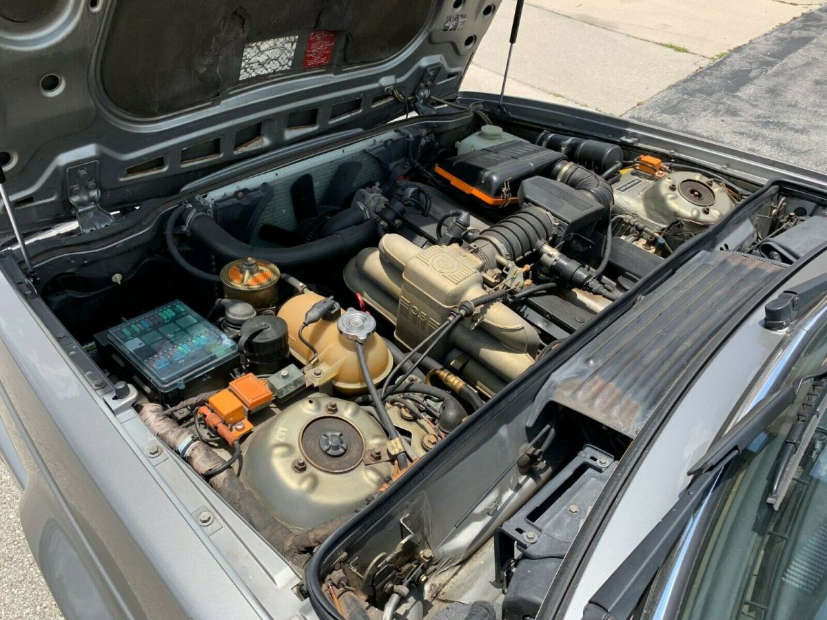 1988 Gray BMW 6-Series Coupe