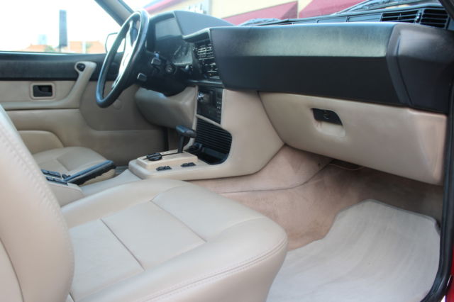 1988 Red BMW 6-Series Coupe