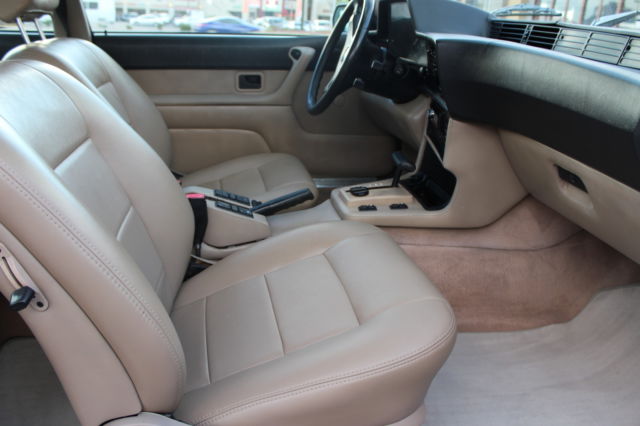 1988 Red BMW 6-Series Coupe