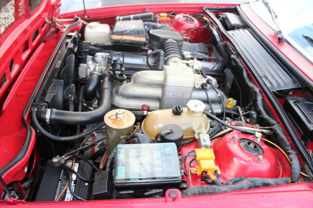 1988 Red BMW 6-Series Coupe