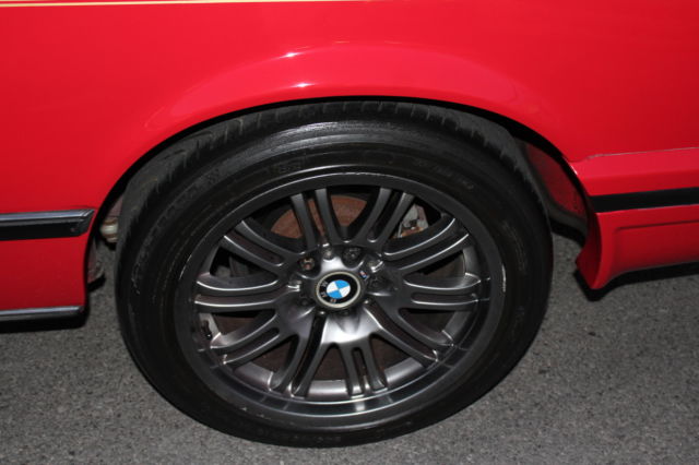1988 RED BMW 6-Series Coupe