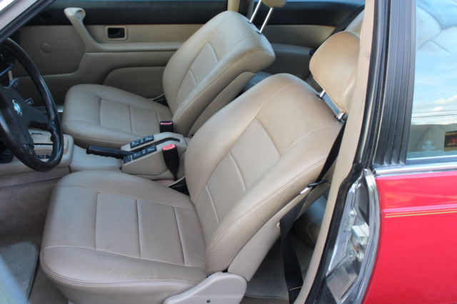 1988 RED BMW 6-Series Coupe