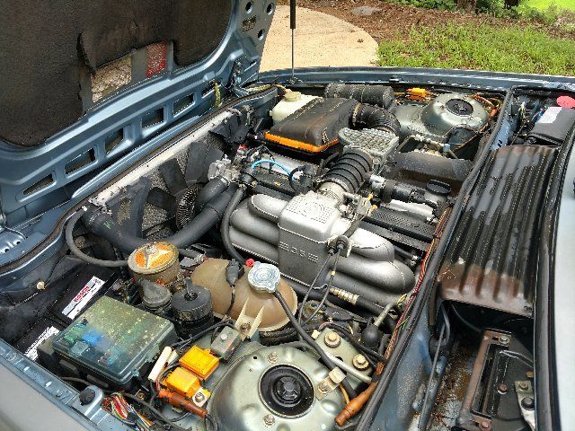 1988 Blue BMW 6-Series Coupe