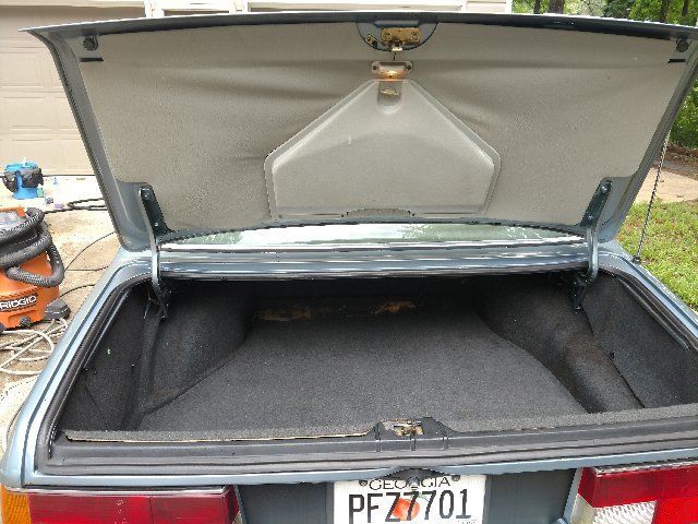 1988 Blue BMW 6-Series Coupe