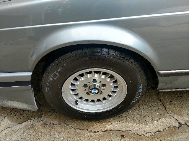 1988 Blue BMW 6-Series Coupe