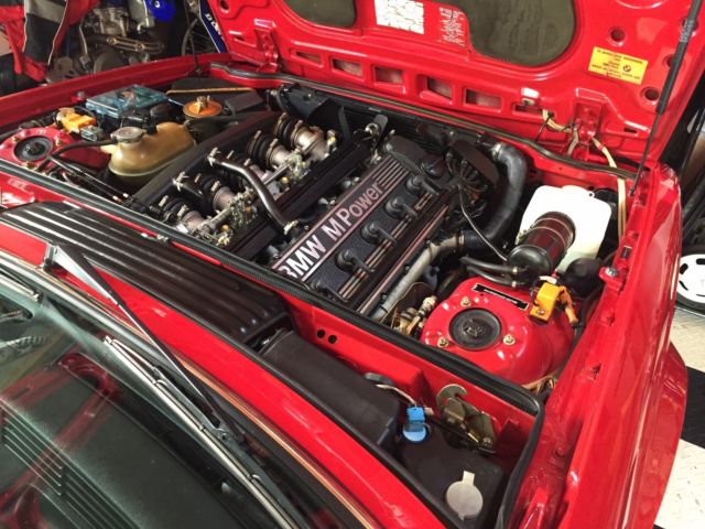 1988 Cinnabar Red BMW M6 Coupe