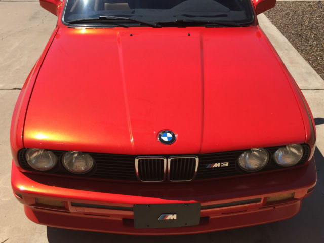1988 Red BMW M3 Coupe